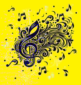 Music notes, song, melody. Icon of music. Collection of high quality music notes logo. vector