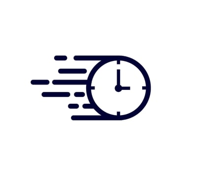Fast Time Clock Speed Haste Quick Rapid Velocity Motion Hurry vector