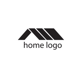 Crown Home Logo Template vector