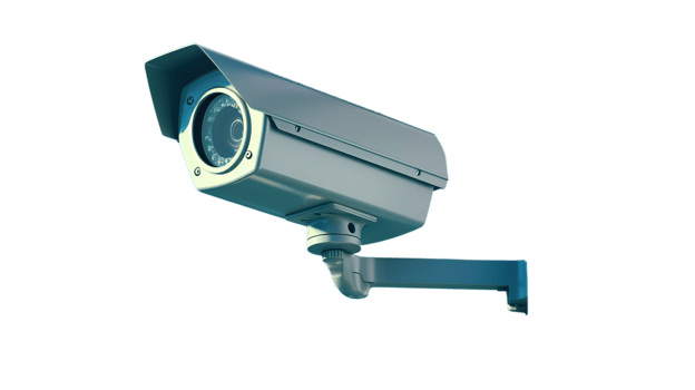 CCTV Surveillance Camera on Transparent Background, Capturing and Observing Activity png