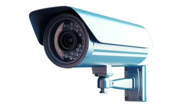 CCTV Security Camera on Transparent Background, Recording and Monitoring the Criminals Scene png