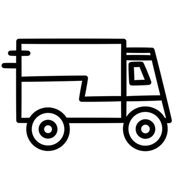 A white truck icon png