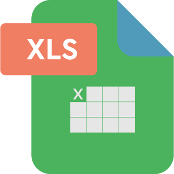 Xls File Format Icon Rounded Shapes png