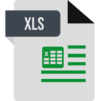 Xls Icon Black And Grey With Symbol png