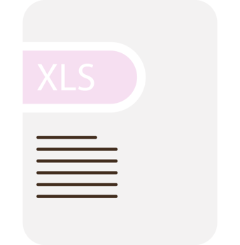 Xls File Icon Deep And Minimal Art png