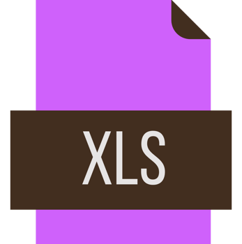 Xls File Icon Fill Crisp Corners Art png