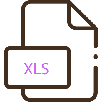 Old Brick Fill Xls File Icon Illustration png
