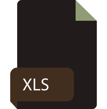Xls File Extension Icon Crisp Corners Grey Colors Art png