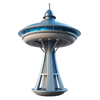 stunning rustic A Space Elevator Stretching Into the genuine png