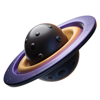 vibrant minimalist A Spaceship Escaping a Black Hole high quality png