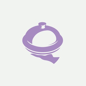 Service Ace waiter design vector