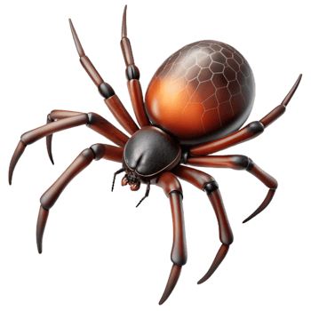 elegant classic A close-up of a spider spinning its web, intricate and delicate, in macro photography style, with soft lighting original png