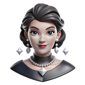 stunning contemporary A glamorous movie star with diamonds adorning their face, dramatic Hollywood lighting, black and white photography style premium png