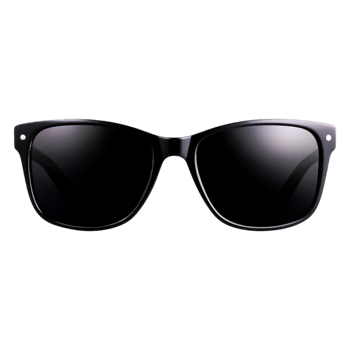 Stylish Black Sunglasses with Dark Lenses for Summer Fun png