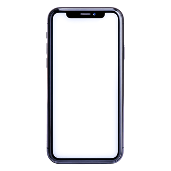 Blank Smartphone Screen with Empty Display for Custom Designs png