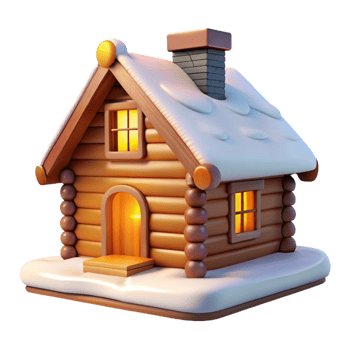 extraordinary classic A traditional log cabin, rustic design, snow-covered landscape, warm interior lighting, cozy atmosphere high resolution png