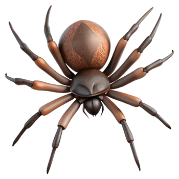 elegant contemporary A close-up of a spider spinning its web, intricate and delicate, in macro photography style, with soft lighting professional png