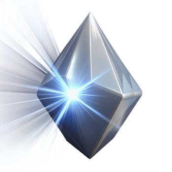 magnificent contemporary A powerful energy beam emanating from a giant crystal, blinding white light, abstract expressionism style exclusive png
