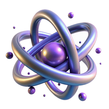 impressive modern A quantum entangled pair of particles, shimmering and connected by an invisible thread, abstract art style, ethereal lighting authentic png