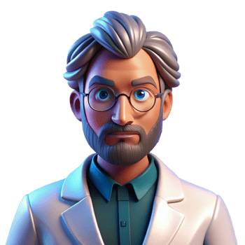 impressive contemporary A portrait of a scientist with intense focus, illuminated by the glow of a computer screen, cyberpunk style premium png