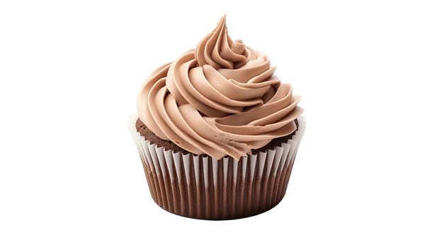 Delicious Cupcake Isolated on Transparent Sweet Dessert png