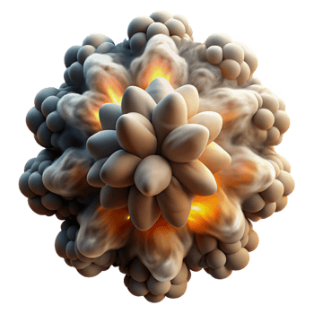 vibrant vintage A kaleidoscope of swirling smoke and dust particles, illuminated by a dramatic, chiaroscuro light, baroque style high resolution png