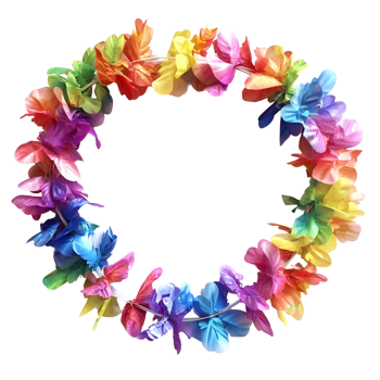 Decorative Paper Flower U Transparent Background png