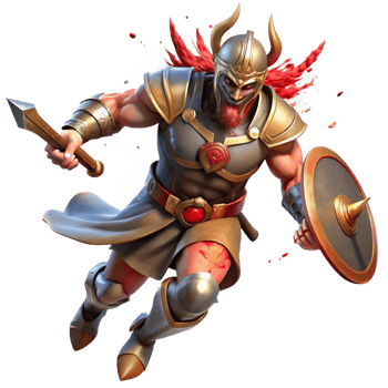beautiful creative Ares the God of War Charging Into authentic png