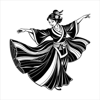 Ethnic Dance Moves vector