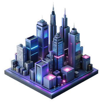 magnificent vintage A cyberpunk cityscape, towering skyscrapers, neon signs, dark and gritty, futuristic style premium png
