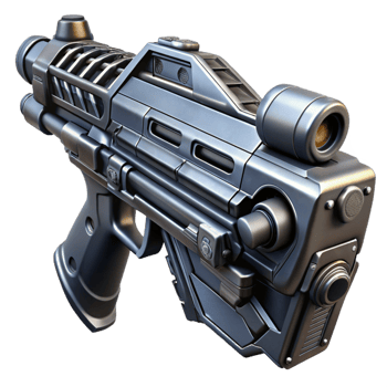 impressive traditional A close-up of a futuristic weapon, intricate details, dark and gritty style professional png