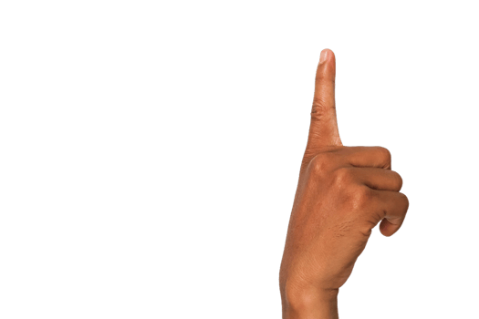 Brown Hand Pointing Up, Index Finger, Transparent Backgrounds and Images With Various Details png