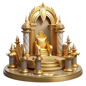 dramatic minimalist A Futuristic Throne Room Opulent authentic png