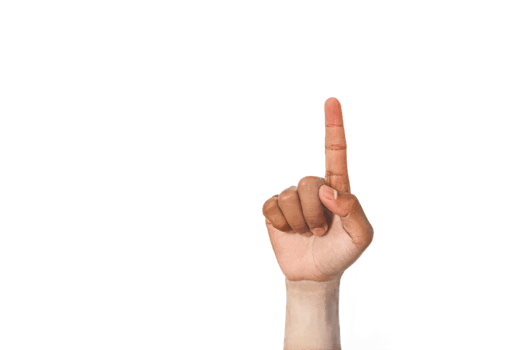 Brown Hand Pointing Upward On Transparent Backgrounds and Images Collection for Design Project in png
