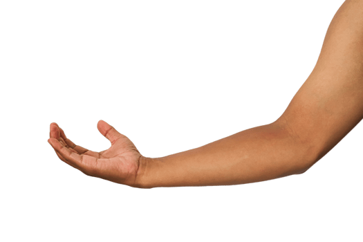 Open Brown Hand Reaching Upward On Transparent Background Image Description Keywords png