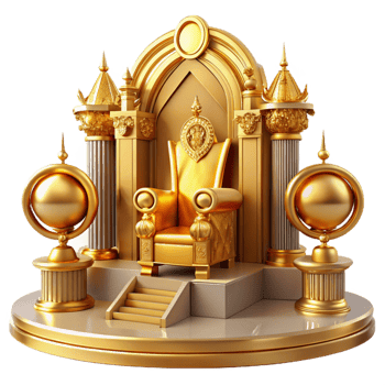 stunning vintage A Futuristic Throne Room Opulent 4K png