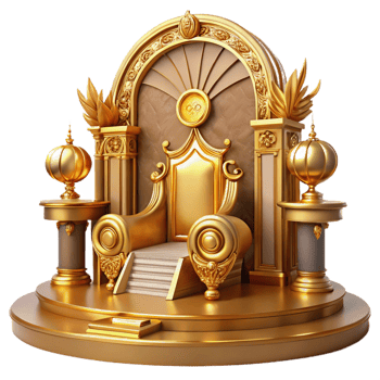wonderful vintage A Futuristic Throne Room Opulent professional png