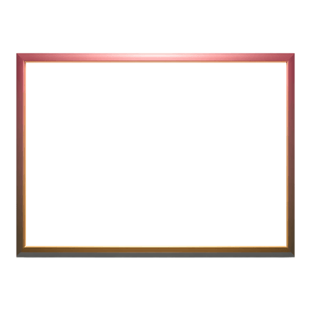 a red frame on a transparent background png