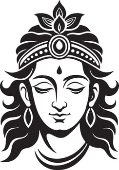 the face of lord shiva vector