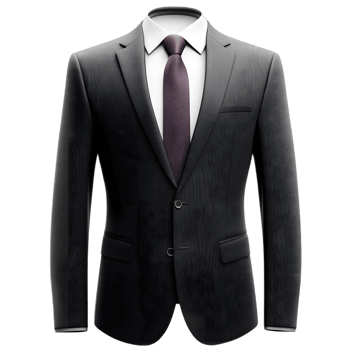Stylish Grey Suit for Business Professional with Necktie in Modern Office Setting png