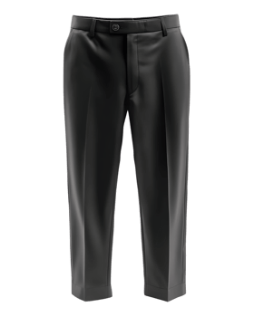 Elegant Formal Pant in Black and Gray Tones for Professional Attire and Corporate Wardrobe png