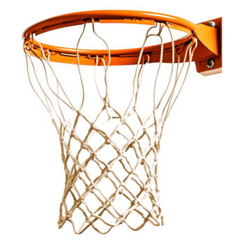 Basketball Hoop with Net Against for Sports Enthusiasts png