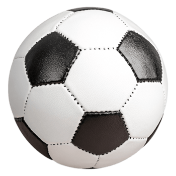 Classic Black and White Soccer Ball on a Clean Background png