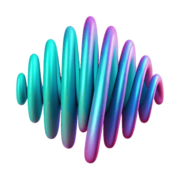 impressive contemporary An abstract representation of sound waves, visualized as undulating lines of vibrant turquoise and fuchsia, illuminated by a pulsating strobe light exclusive png