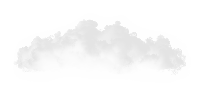 White gray smoke vapor cloud shape transparent , isolated background cutout. Misty effect, png