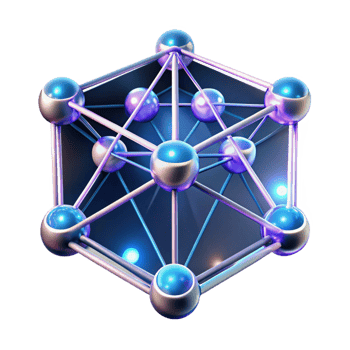 stunning vintage A network of glowing nodes and connections, futuristic data visualization, dark background with neon accents exclusive png