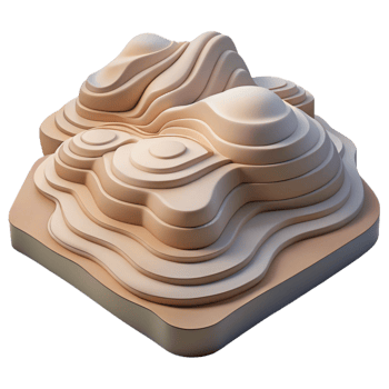 dramatic classic Topographic lines forming abstract landscapes, minimalist style, neutral colors, soft lighting high quality png