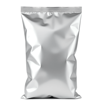 Realistic Empty Chips Bag Mockup Customizable Food Packaging Template png