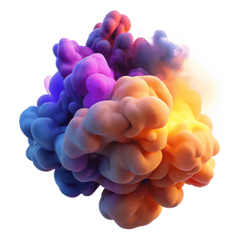 magnificent creative A swirling mass of colorful smoke, illuminated by a strobe light, creating a sense of motion and energy high quality png