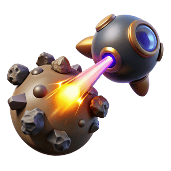 beautiful artistic A powerful, energy weapon, firing a beam of pure energy, illuminating a dark, alien landscape. Dynamic, explosive style genuine png